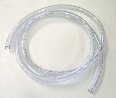 Hose, 3/8" PVC Clear, Cup Drains/Shaft Seal