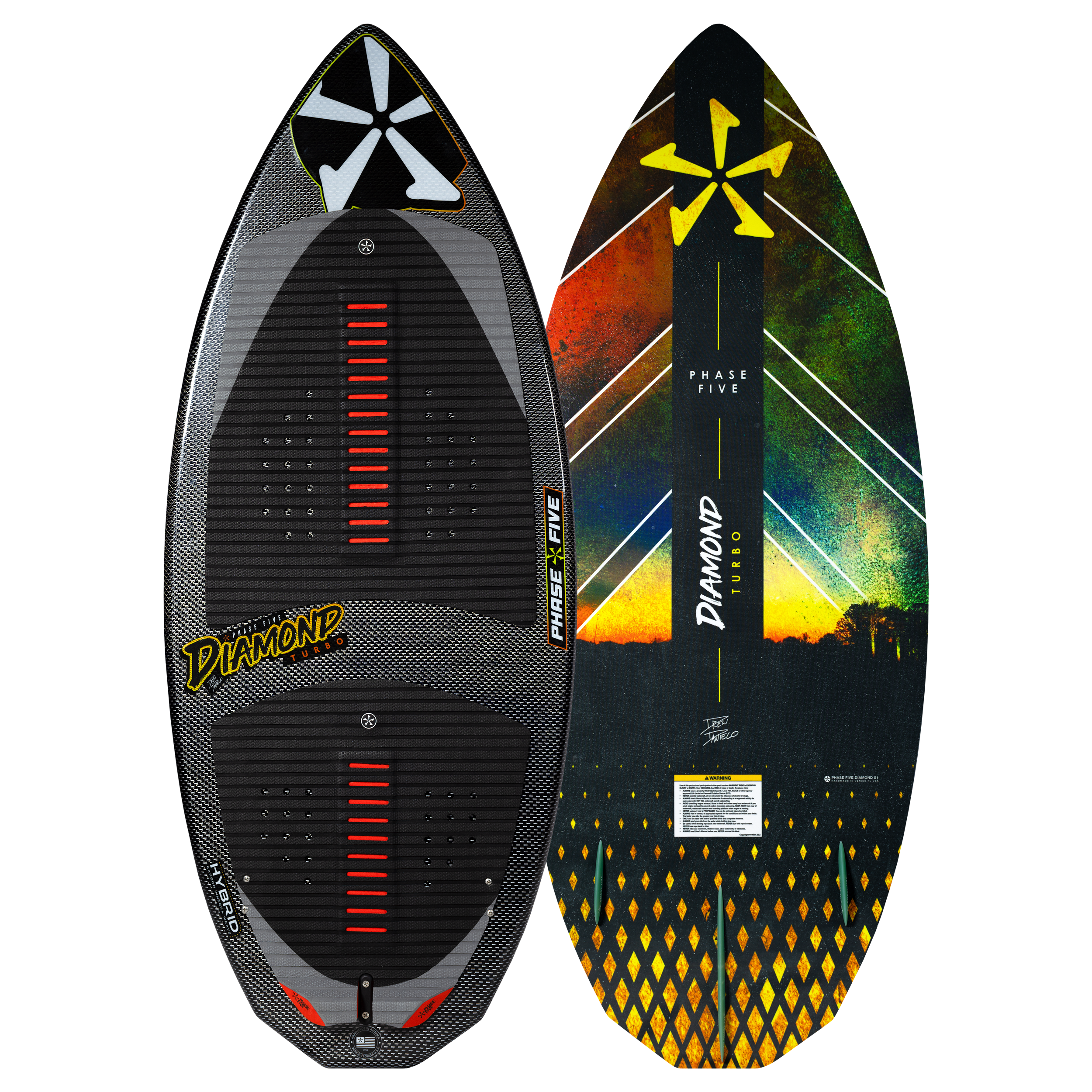 2025 Phase 5 Diamond Turbo Skim Board