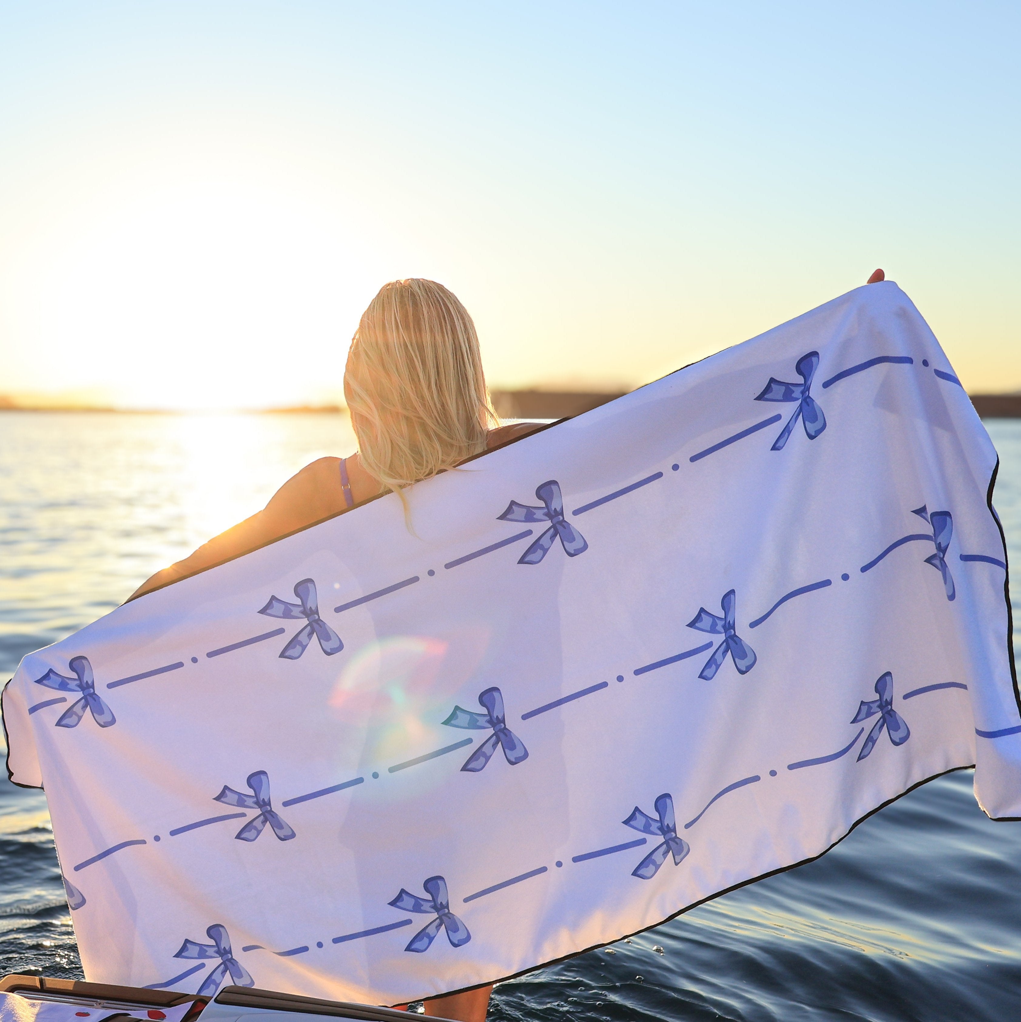 Wake Head - Blue Bliss Lake Towel