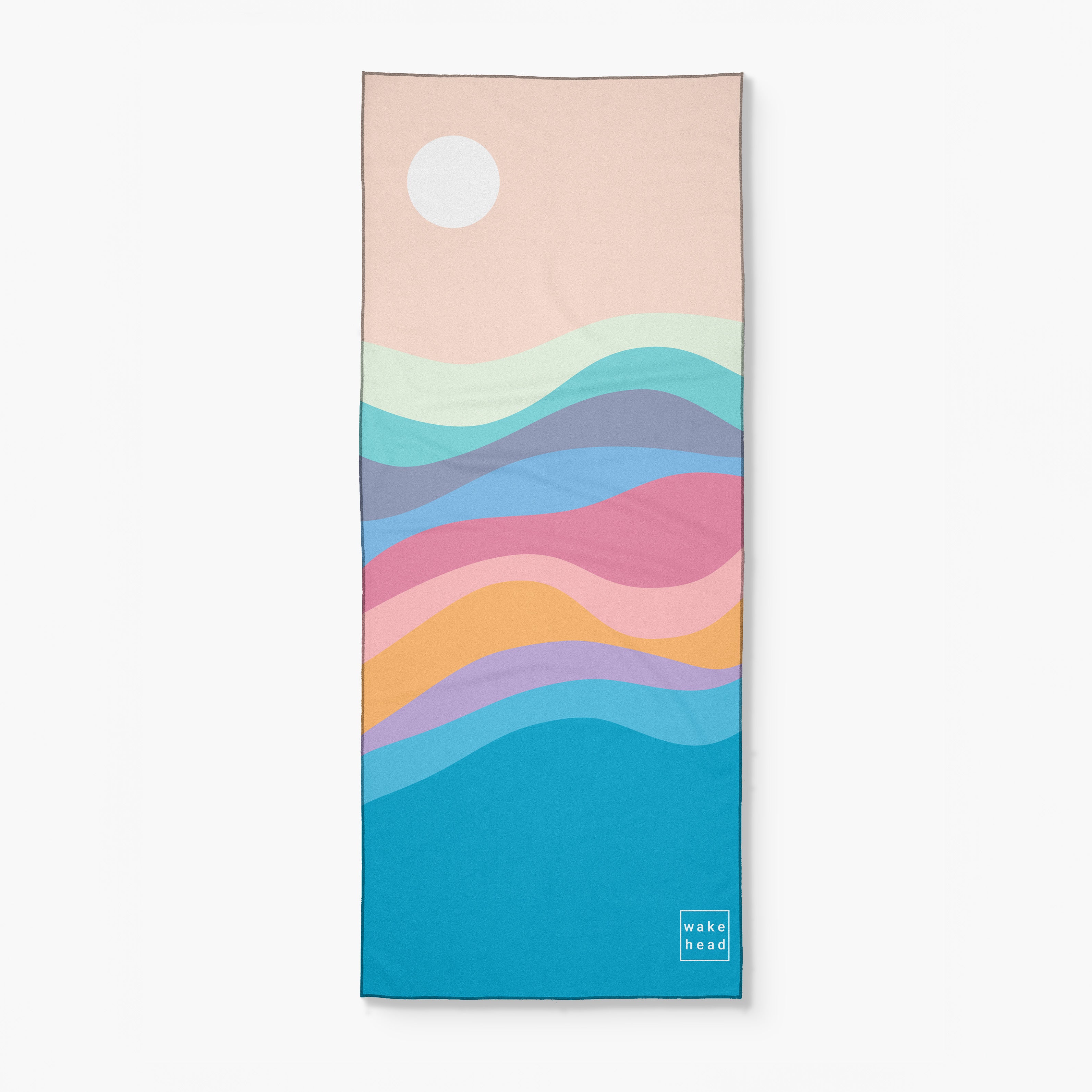 Wake Head - Pastel Tides Lake Towel