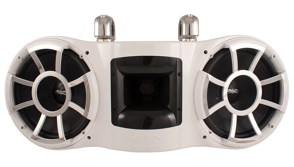 REV 410 V2 | Wet Sounds Revolution Series Dual 10" White Tower Speaker