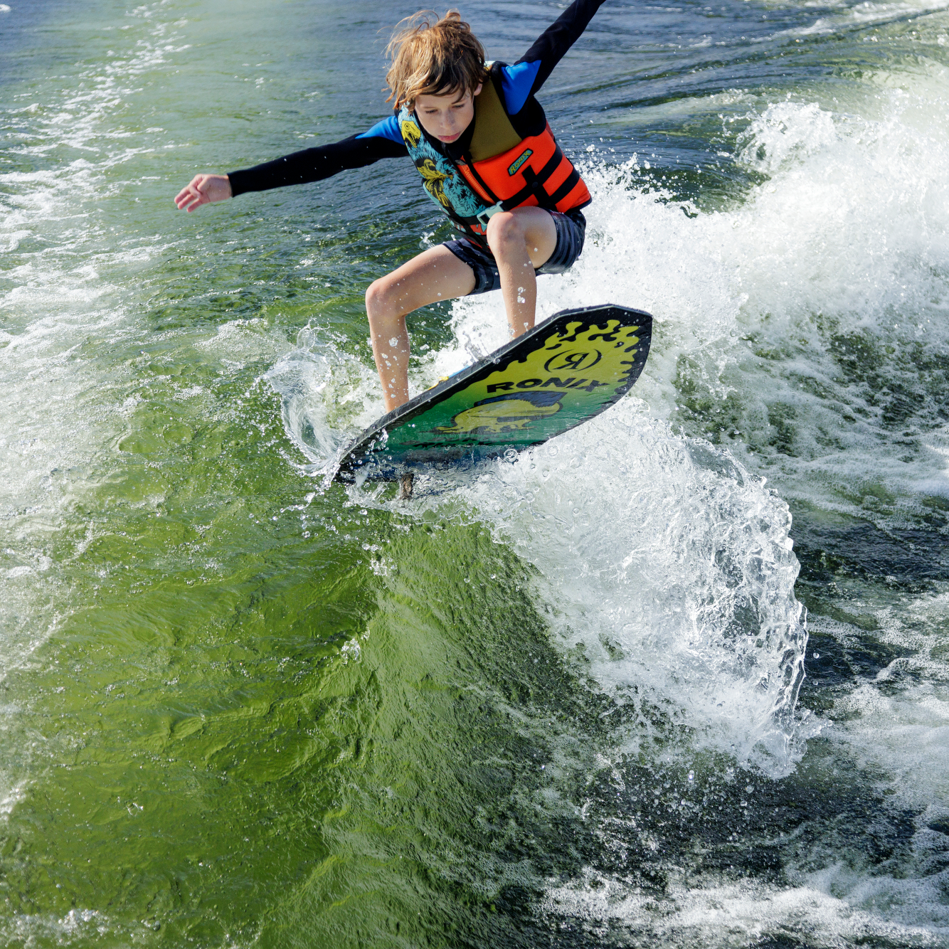 2025 Ronix Sonic Powertail Kids Wakesurf Board