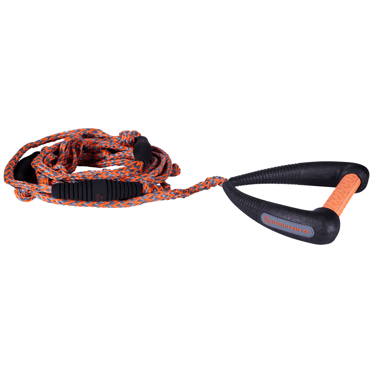 2024 Hyperlite 25' Pro Surf Rope w/ Handle Black & Orange